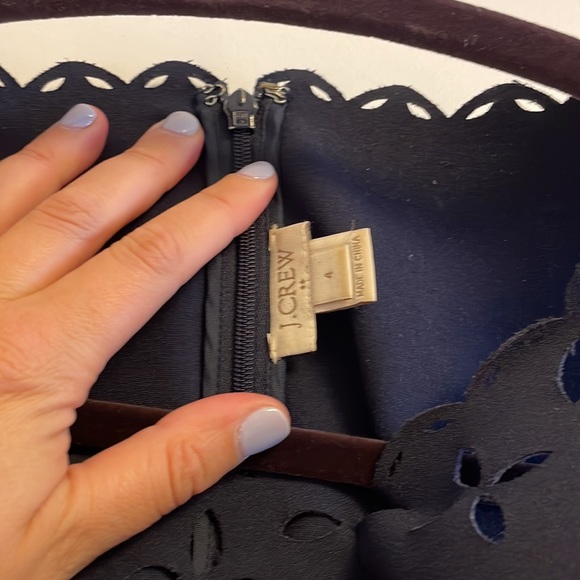 J. CREW navy sleeveless dress - Picture 6 of 7